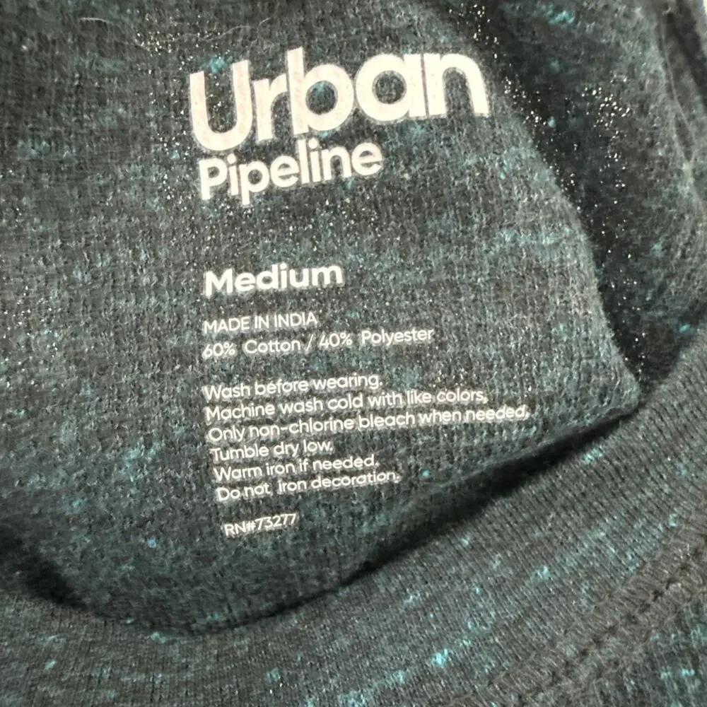 Urban Pipeline Lot of 3 Thermal Shirts Long Sleeve Top Waffle Size Medium New